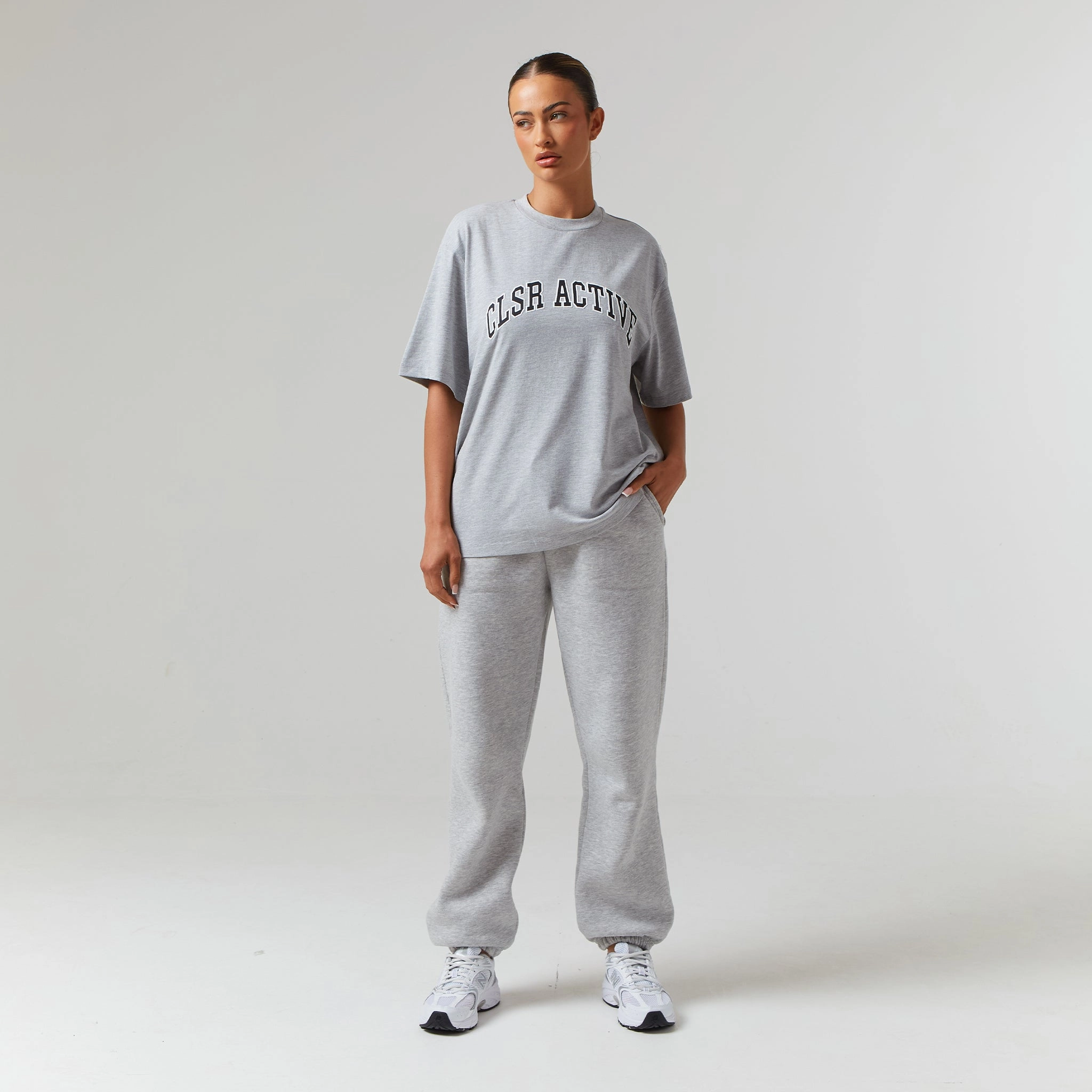Active T-Shirt I Light Grey Marl