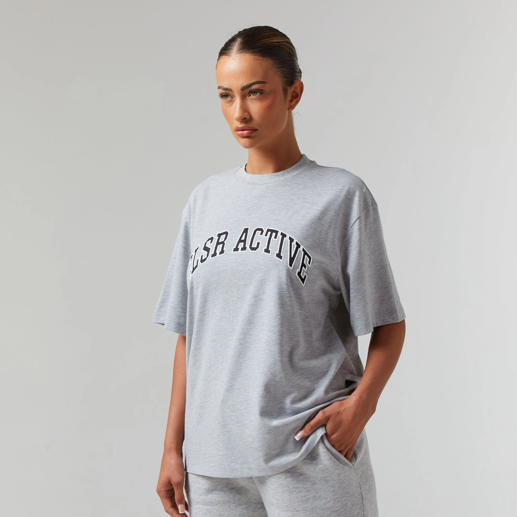Active T-Shirt I Light Grey Marl
