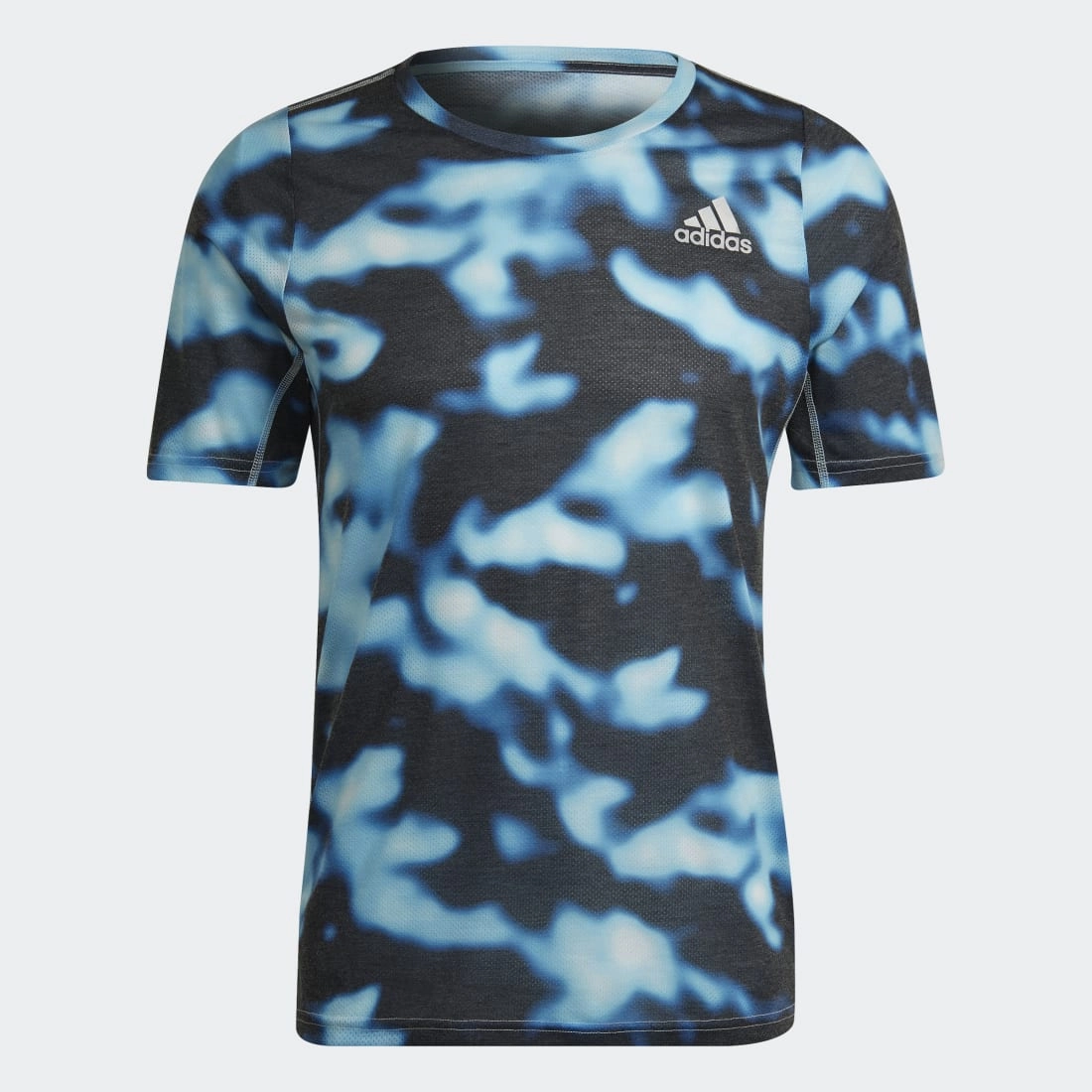 adidas Run Icons 3-Bar Allover Print Men's Tee