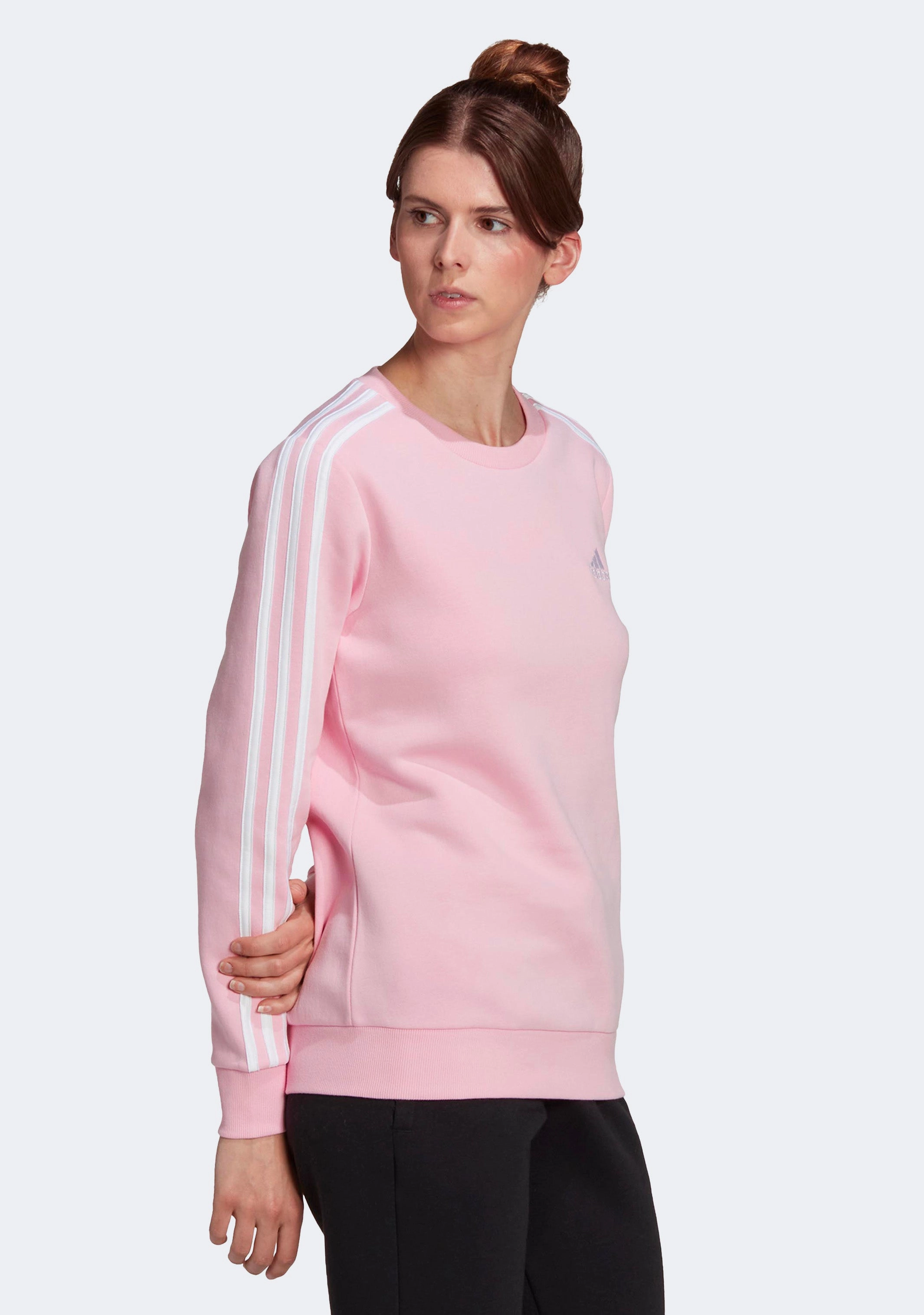 Adidas Womens 3S Fleece Sweatshirt