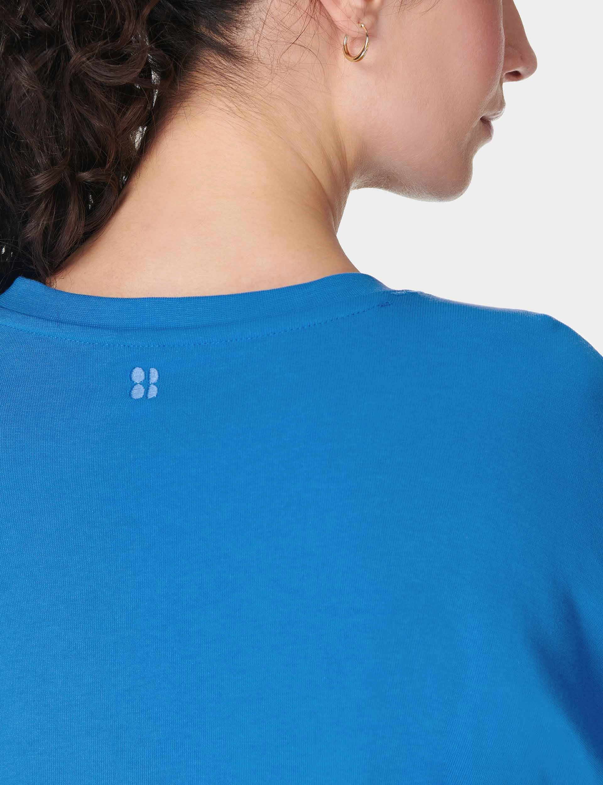 After Class Longline Sweatshirt - Tidal Blue