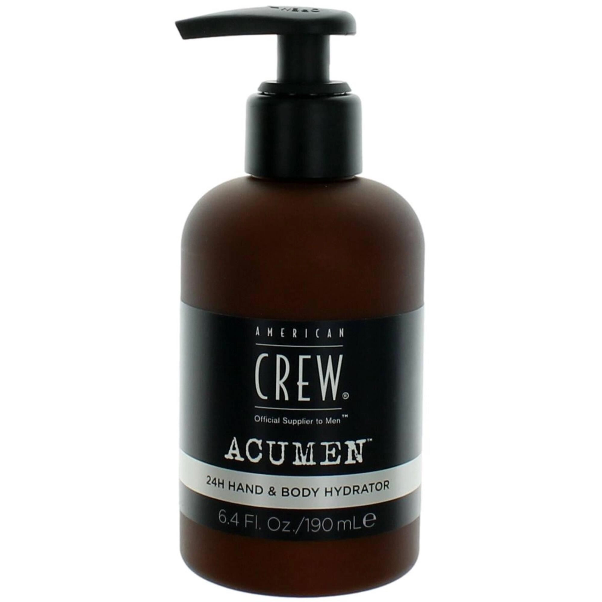American Crew Men's Hand and Body Lotion - Acumen 24H for Refreshed Skin, 6.4 oz