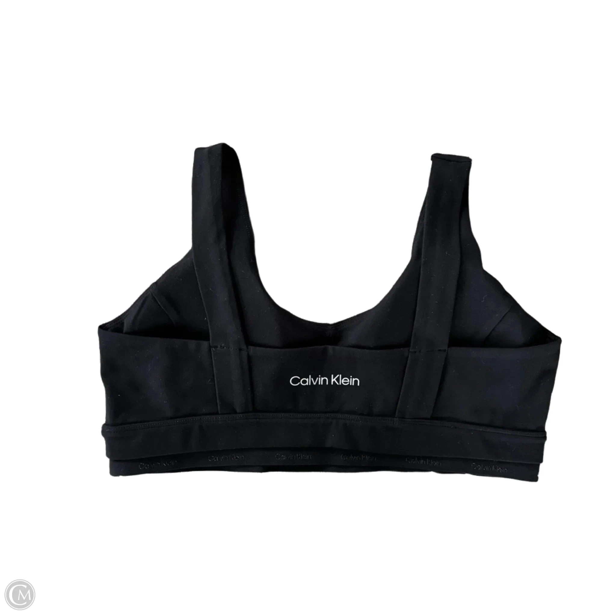 Athletic Bra By Calvin Klein Performance In Black, Size: L