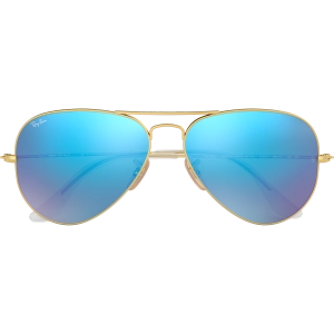 Aviator M - Matte Gold/Mirror Blue
