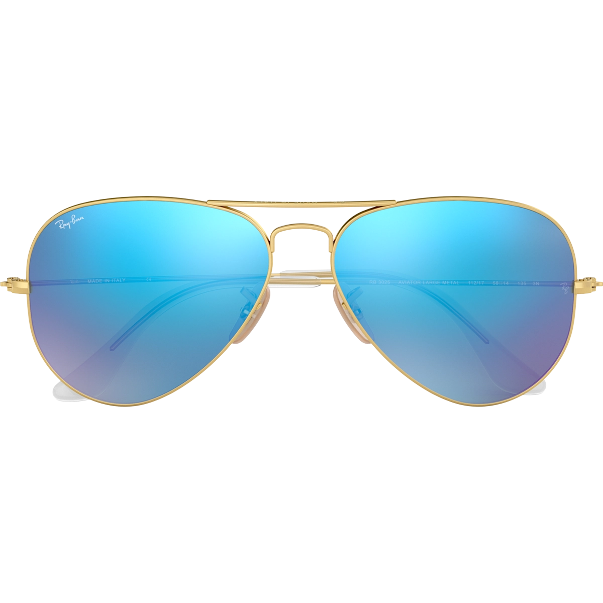 Aviator M - Matte Gold/Mirror Blue