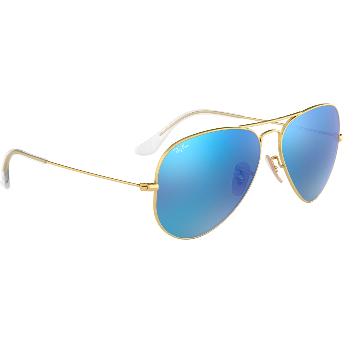 Aviator M - Matte Gold/Mirror Blue