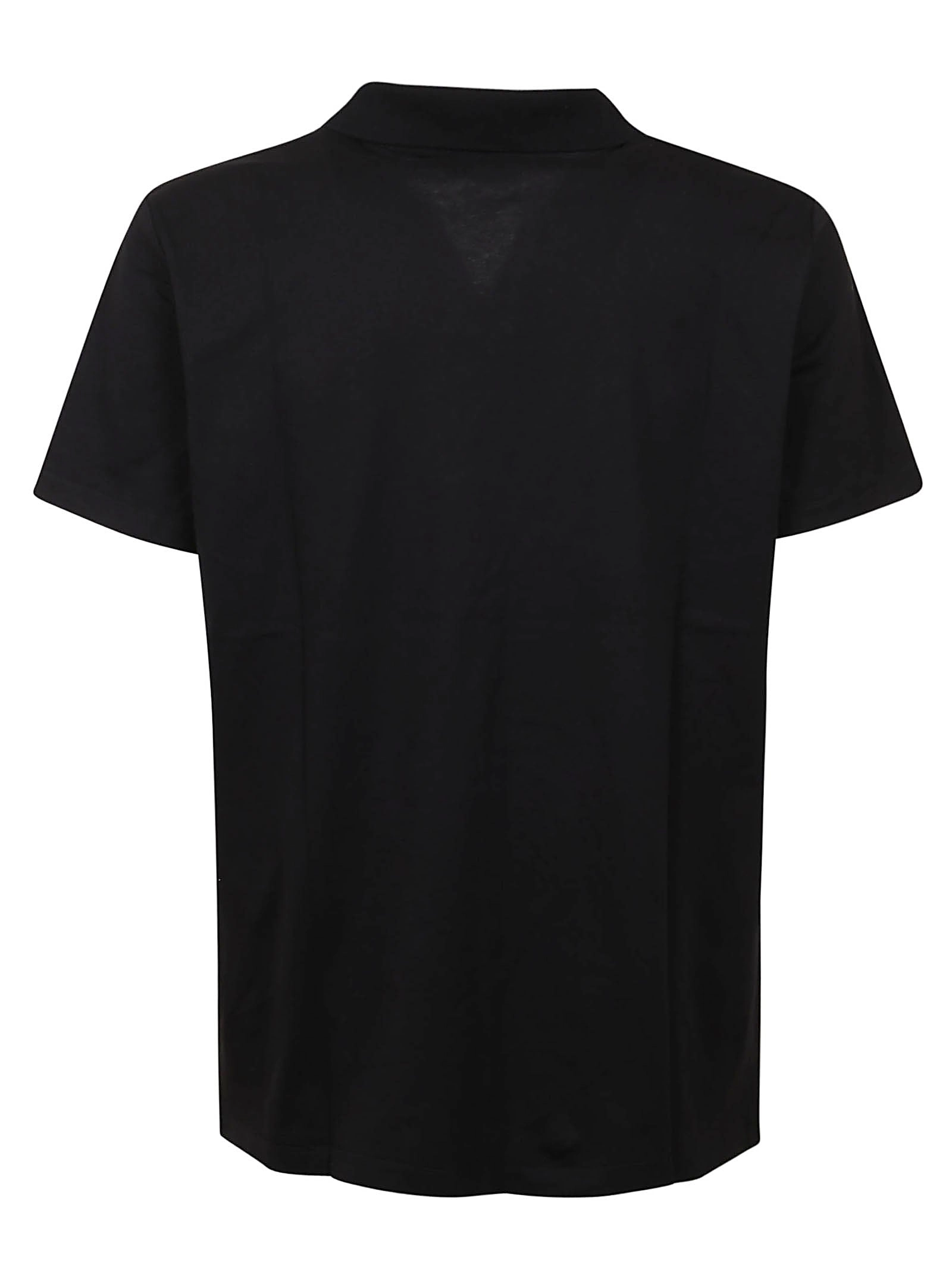 Balmain Logo Printed Short-Sleeved Polo Shirt