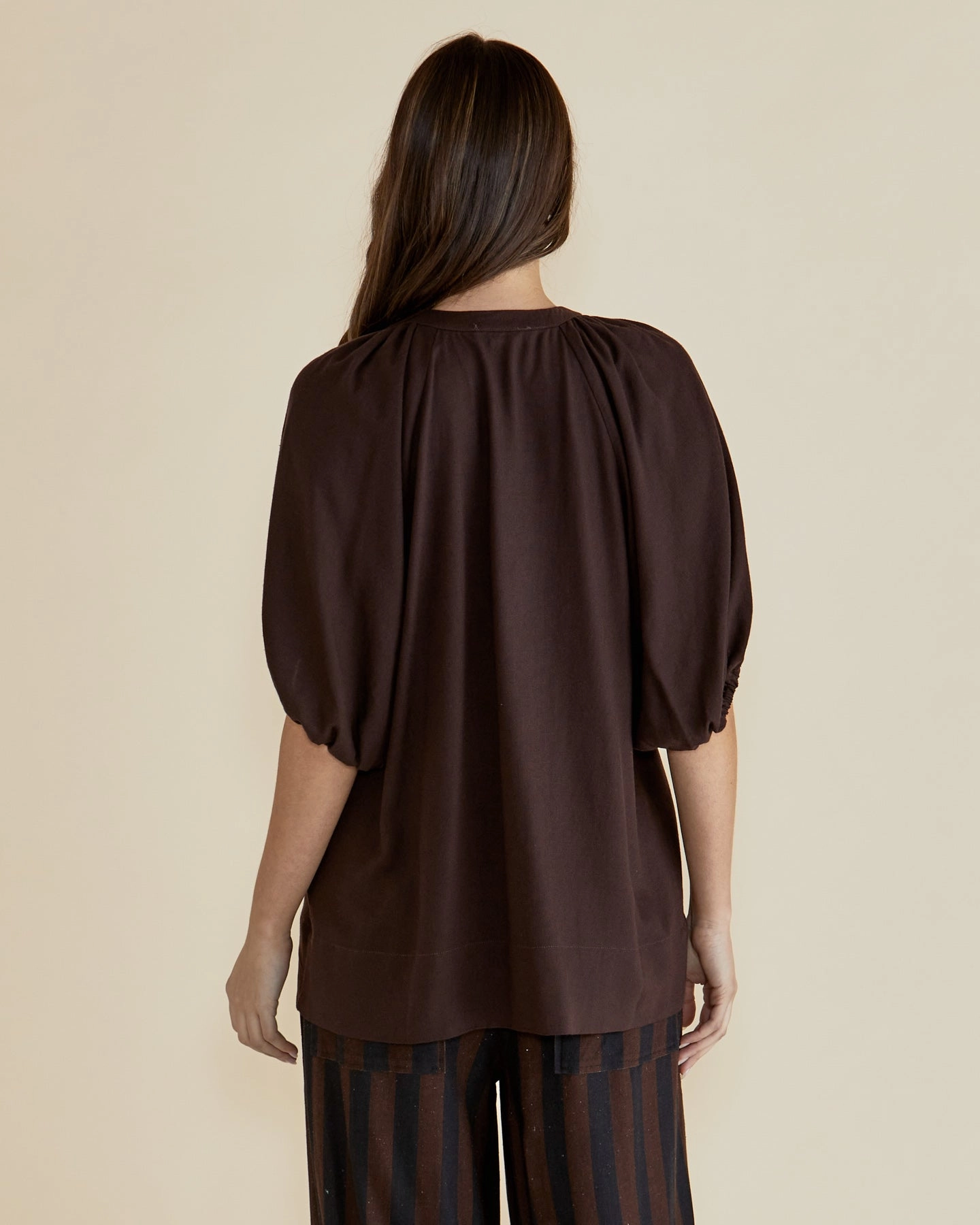 Betty Basics Asher Blouse Chocolate