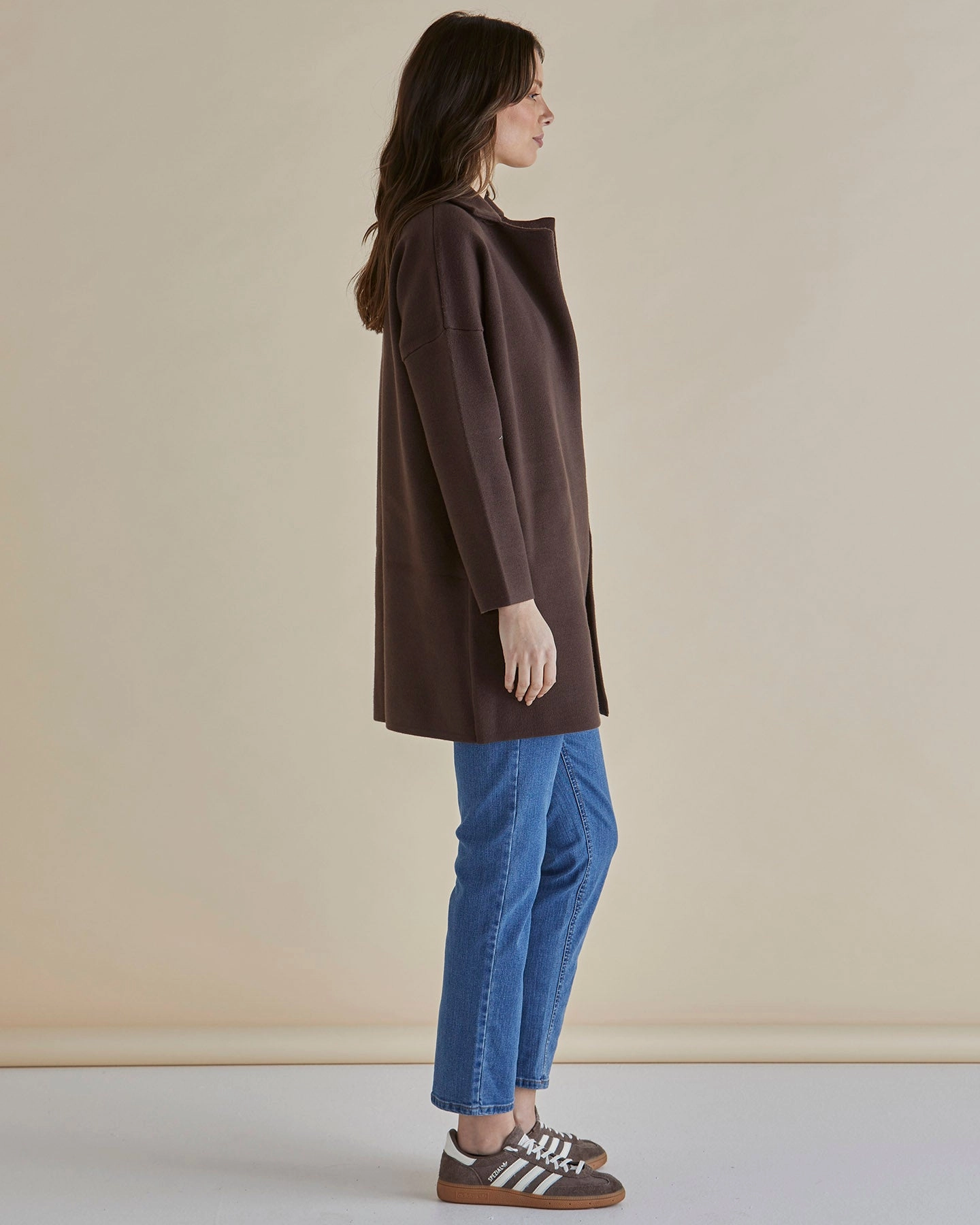 Betty Basics Bristol Coatigan Brown