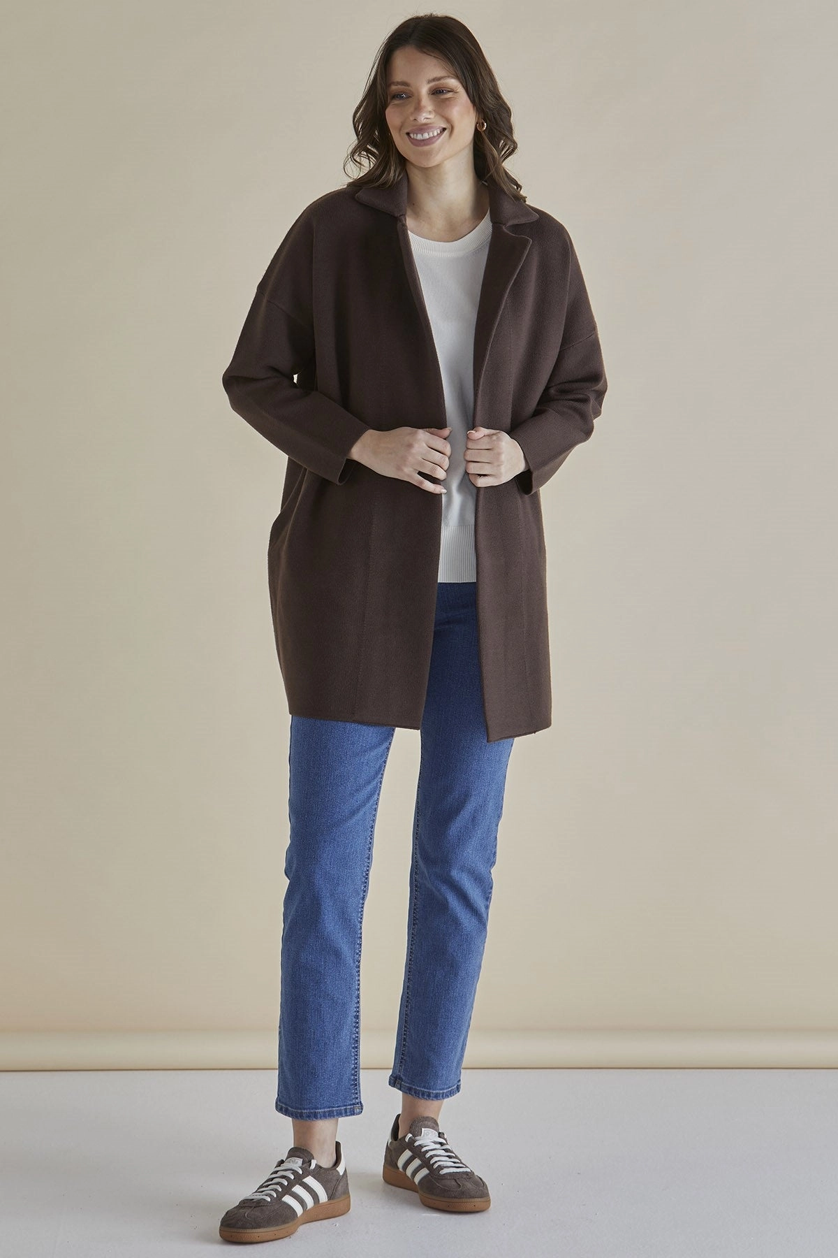Betty Basics Bristol Coatigan Brown
