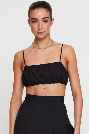 Black Bralette Top Sleeveless
