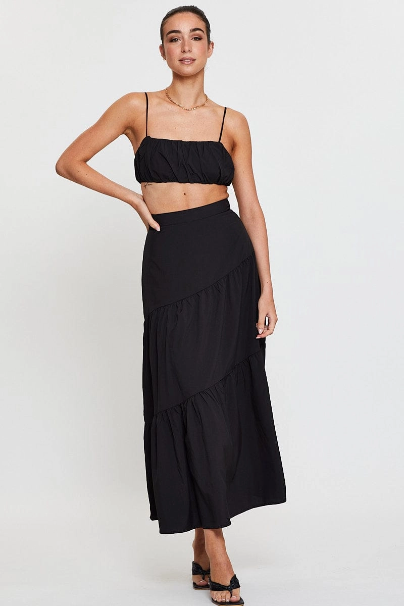 Black Bralette Top Sleeveless