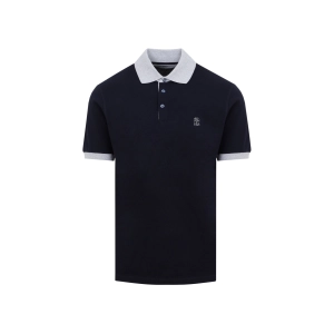 Brunello Cucinelli Short-Sleeved Polo Shirt