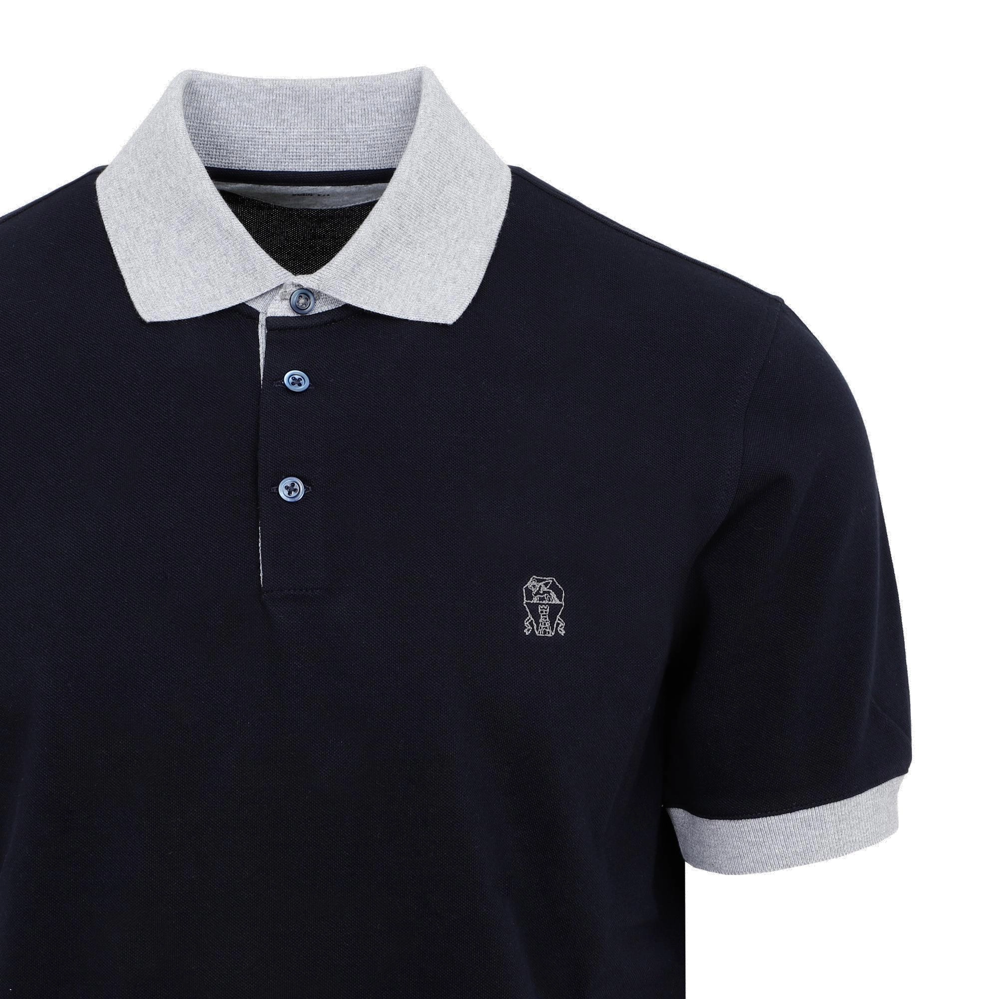 Brunello Cucinelli Short-Sleeved Polo Shirt