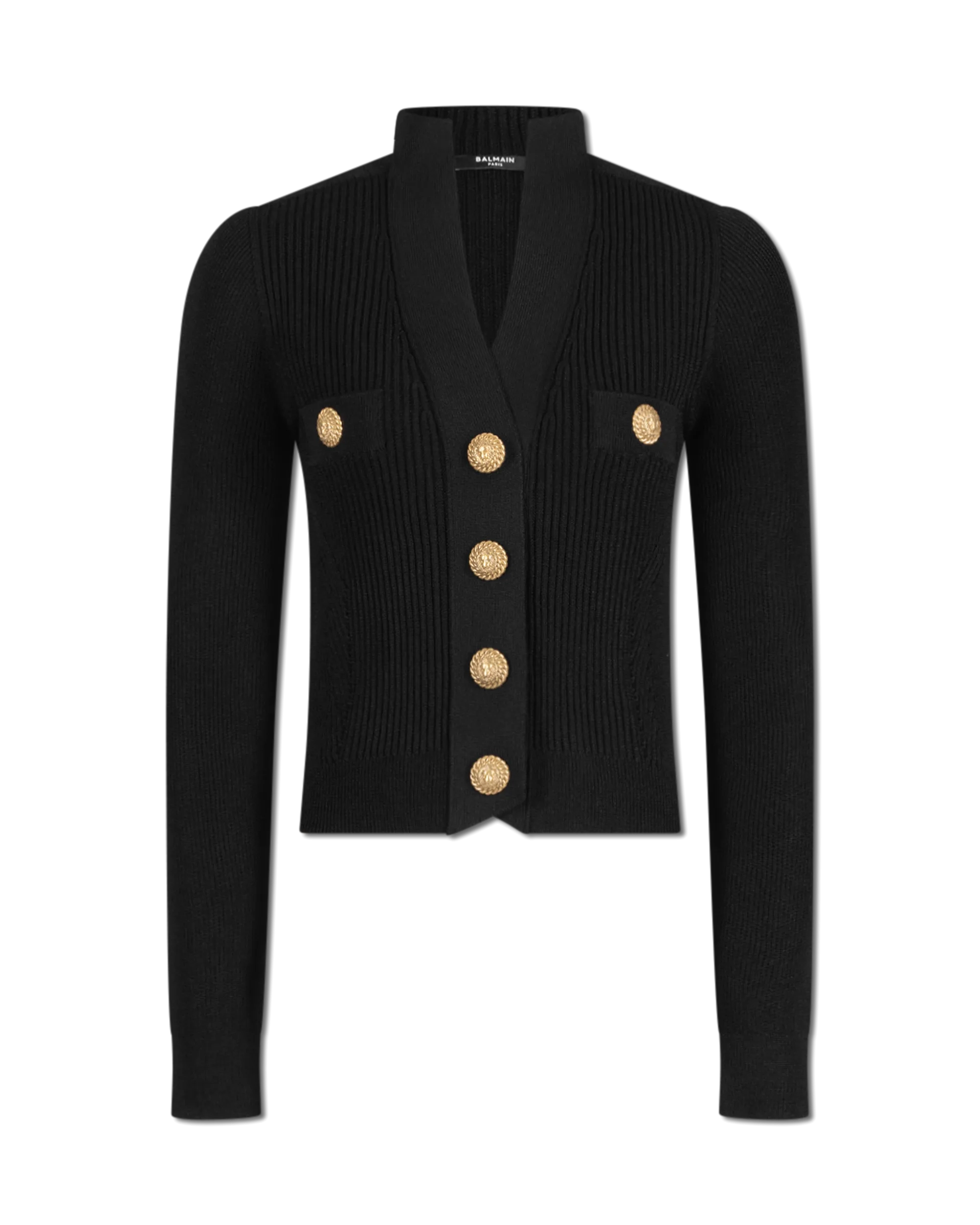 Buttoned Knitted Cardigan