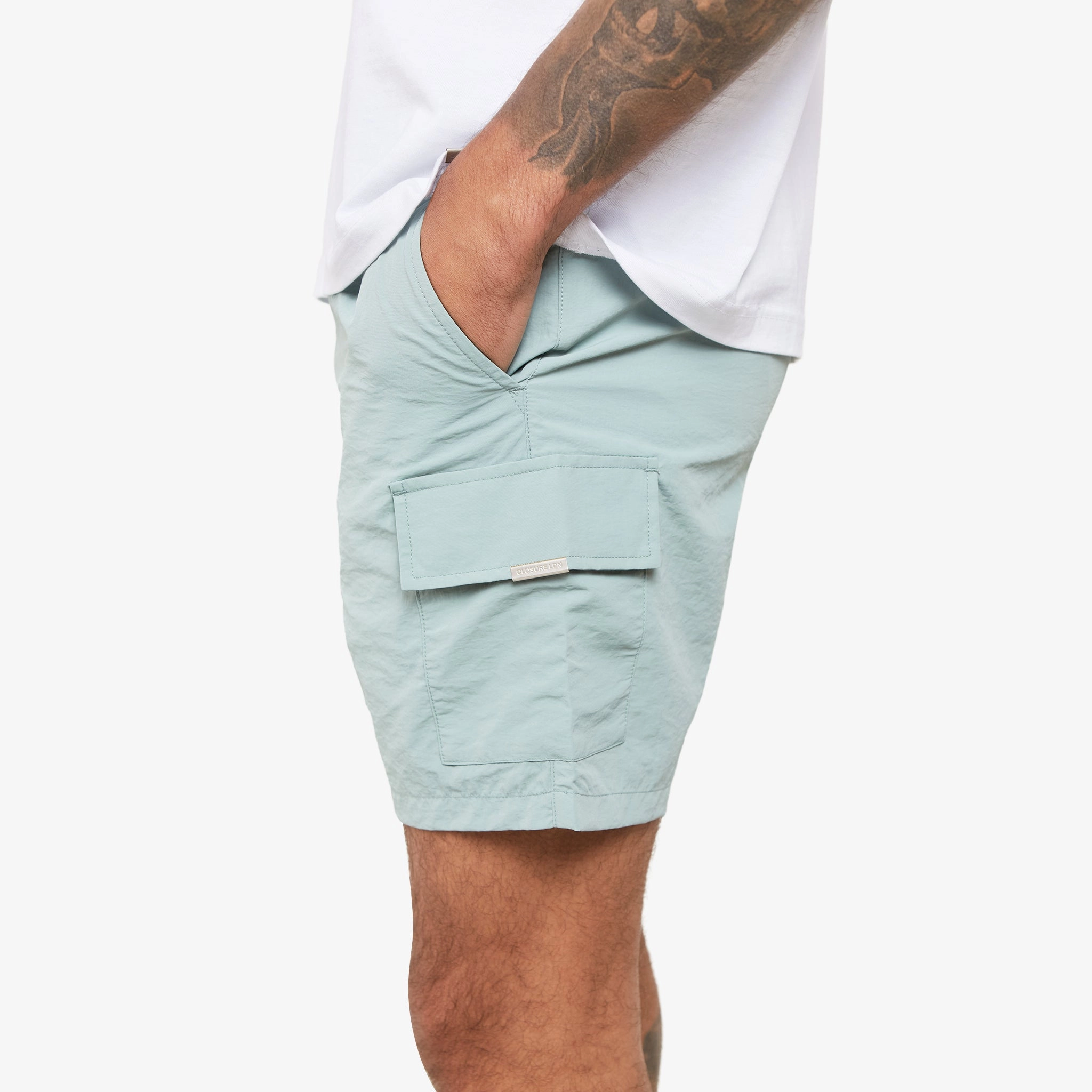 Cargo Pocket Swimshort | Dark Sage
