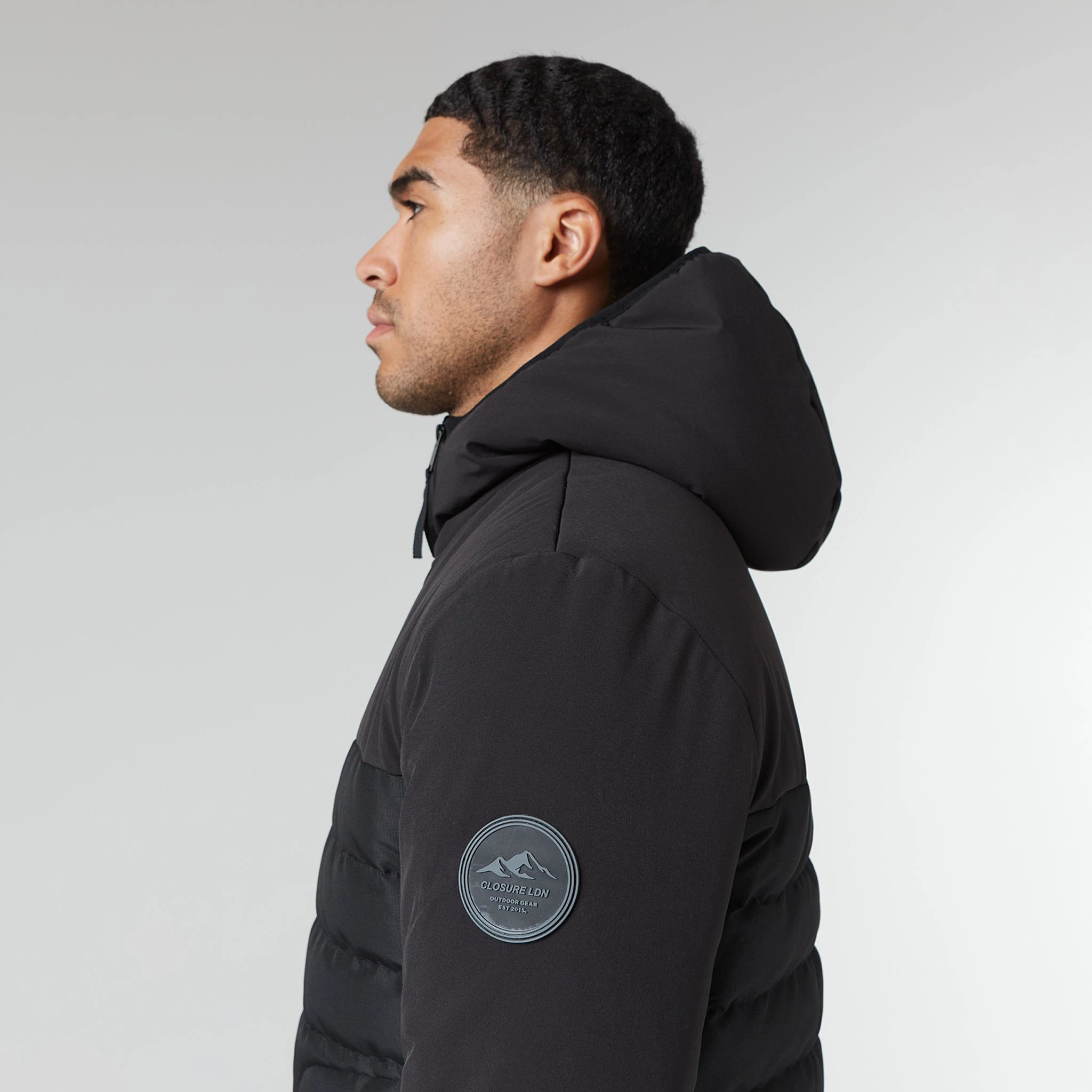 Contrast Soft Shell Jacket | Black