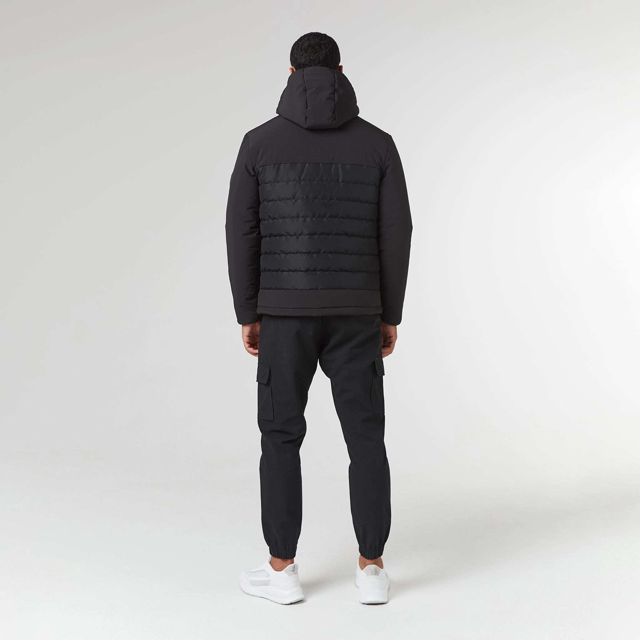 Contrast Soft Shell Jacket | Black