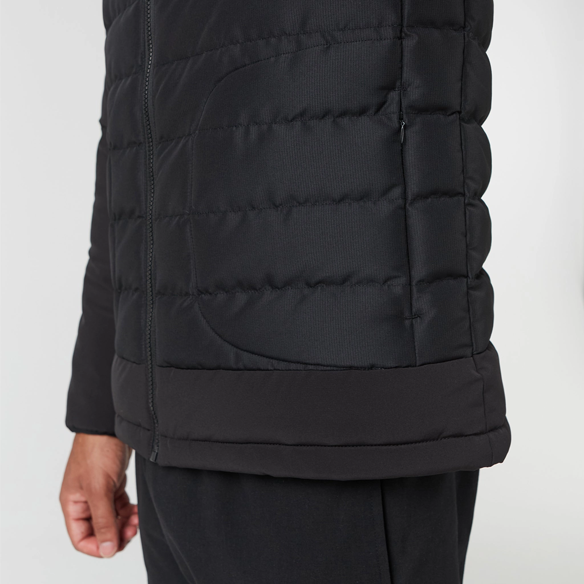 Contrast Soft Shell Jacket | Black