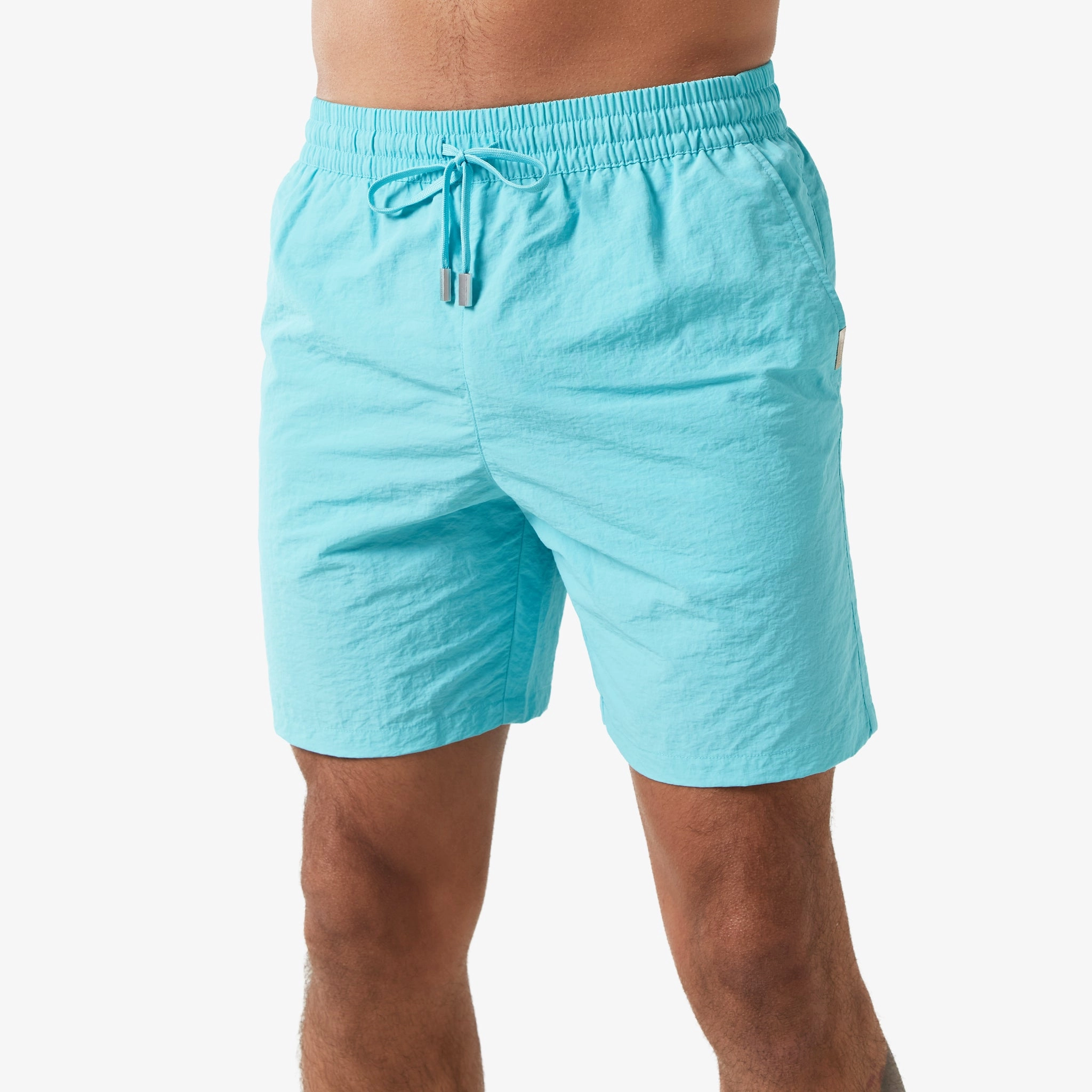 Crinkle Swimshort | Aqua