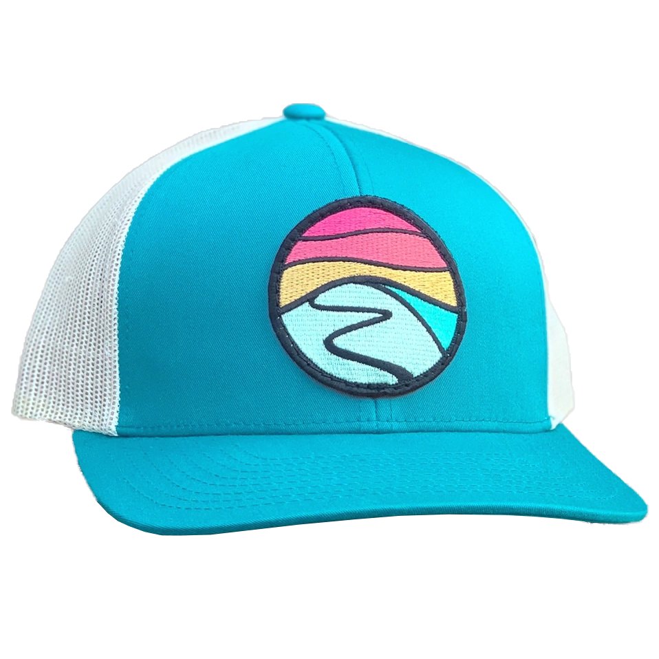 Curved Brim Trucker with Hilltop Patch