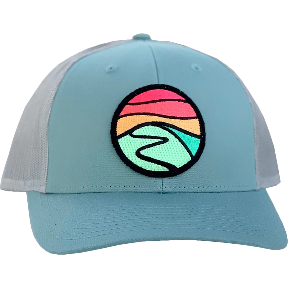 Curved Brim Trucker with Hilltop Patch