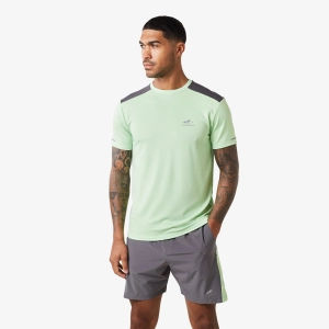 Cut & Sew Training Twinset | Lime Charcoal
