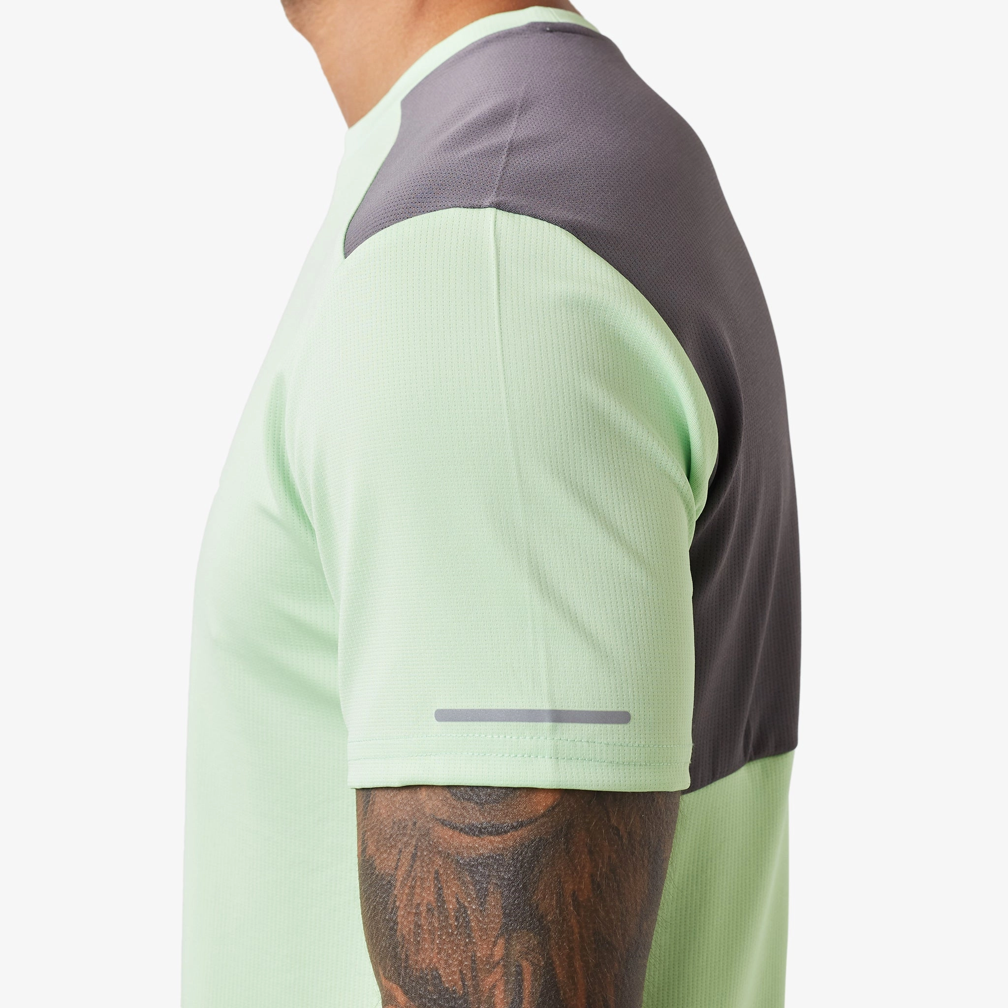 Cut & Sew Training Twinset | Lime Charcoal