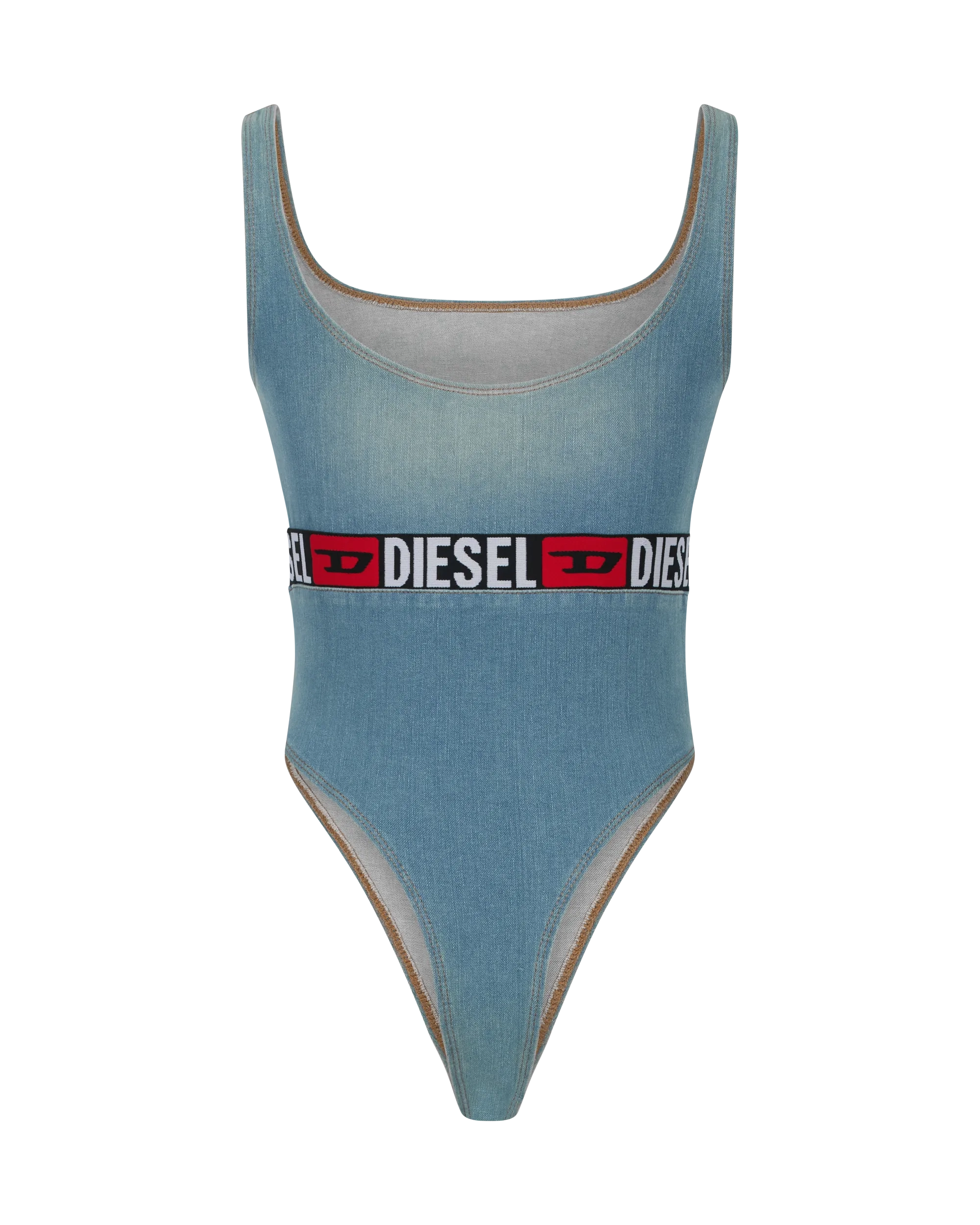 De-Geny S Denim Bodysuit