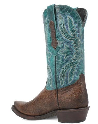 Dingo Rio Lobo in DI 154 Brown/Turquoise Mens Cowboy Boots