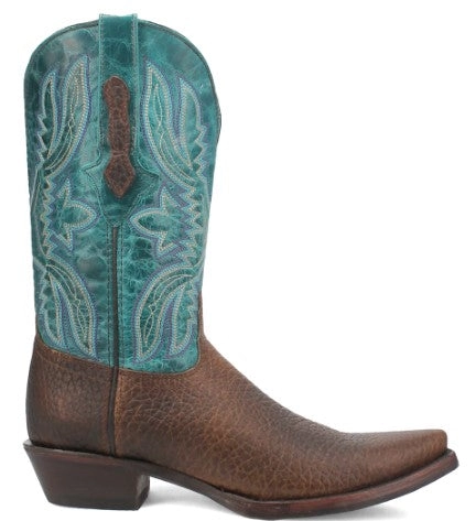 Dingo Rio Lobo in DI 154 Brown/Turquoise Mens Cowboy Boots