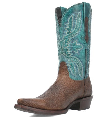 Dingo Rio Lobo in DI 154 Brown/Turquoise Mens Cowboy Boots