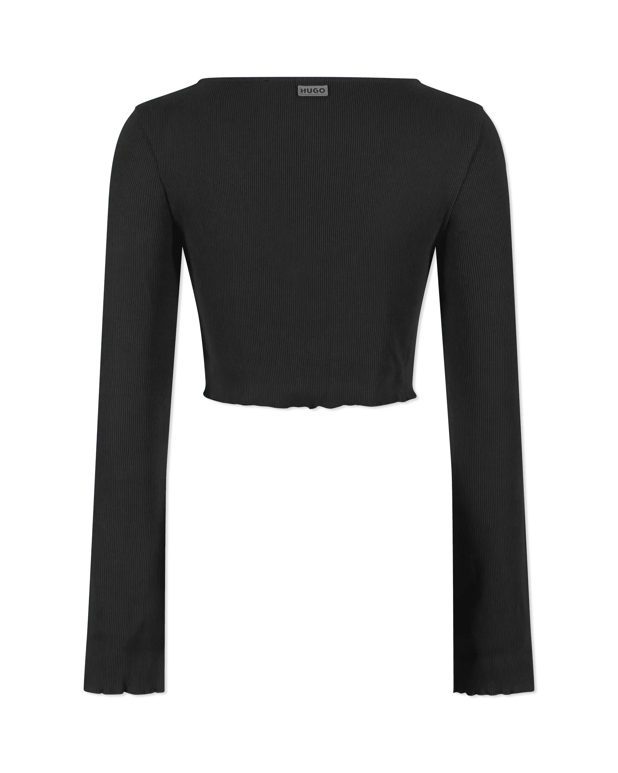 Dortensie Jersey Cropped Cardigan Top