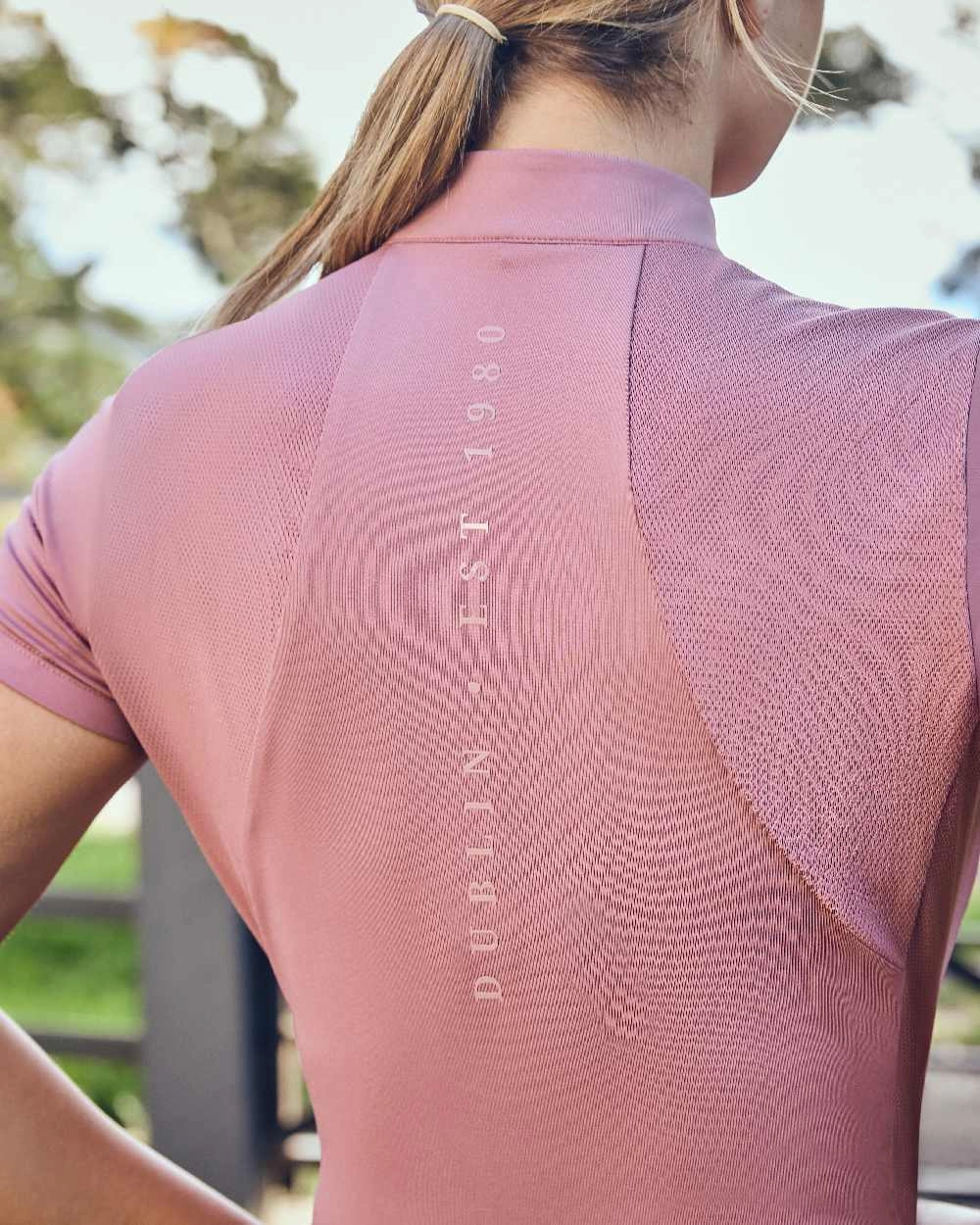 Dublin Quarter Zip Breathable Short Sleeve Top