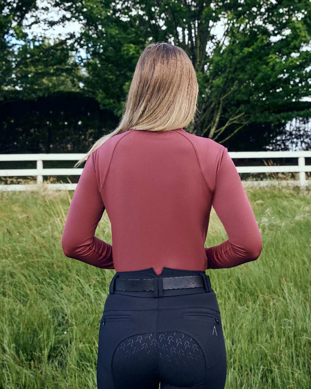 Dublin Womens Brushed Long Sleeve Riding Top