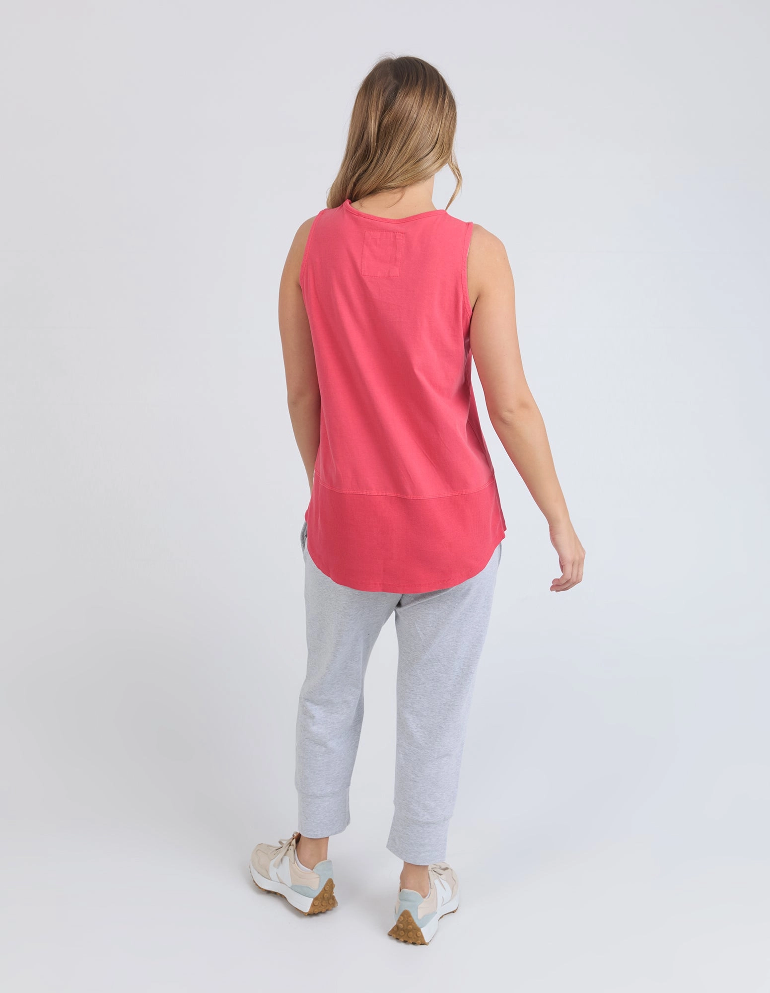 Elm Rib Tank Bittersweet Red