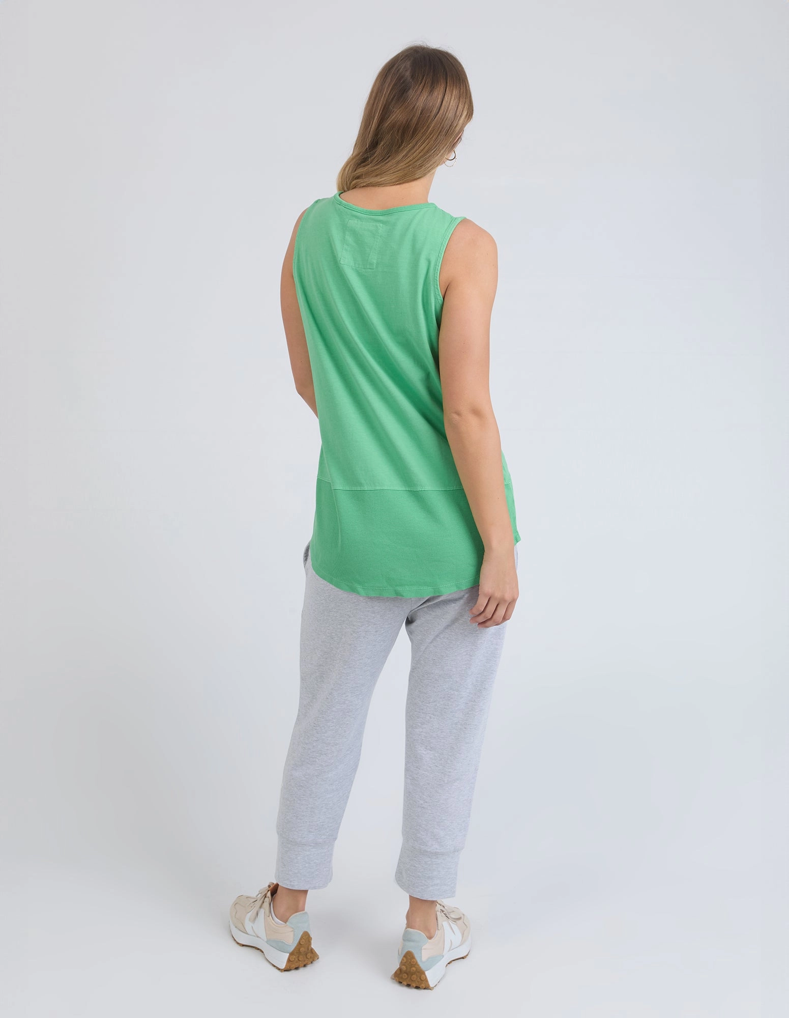 Elm Rib Tank Greenbriar