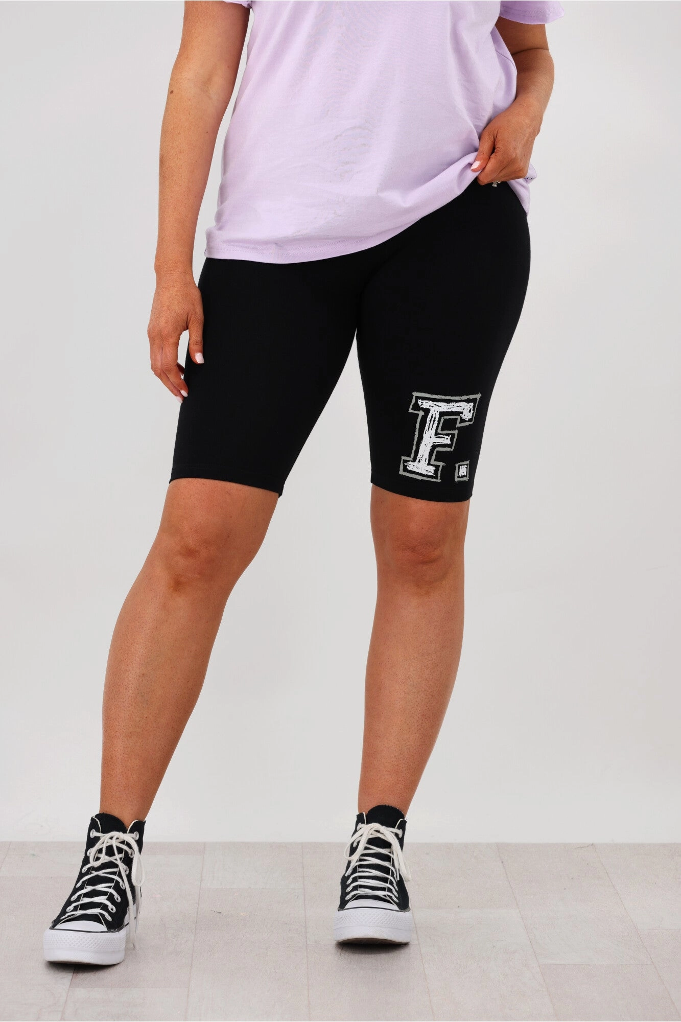 Federation Here Bike Short Big F Black