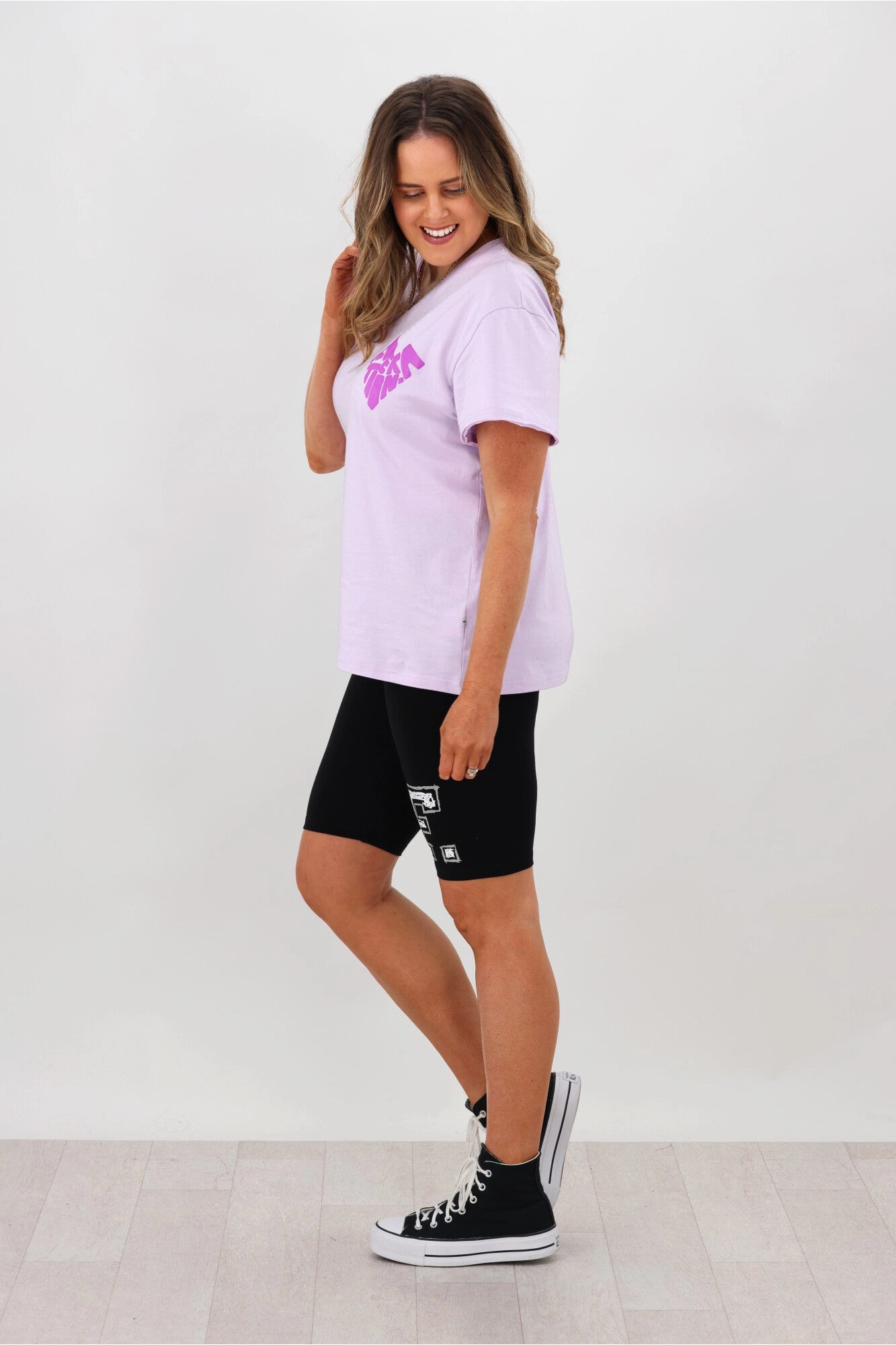 Federation Here Bike Short Big F Black
