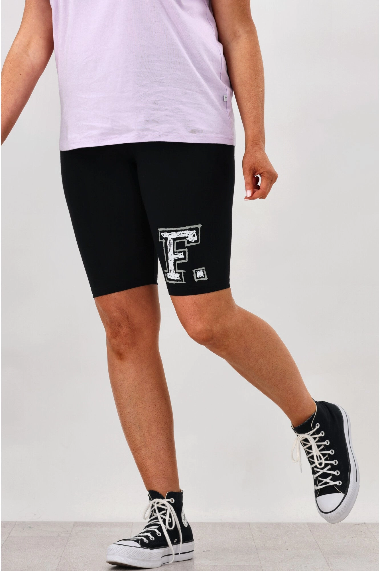 Federation Here Bike Short Big F Black