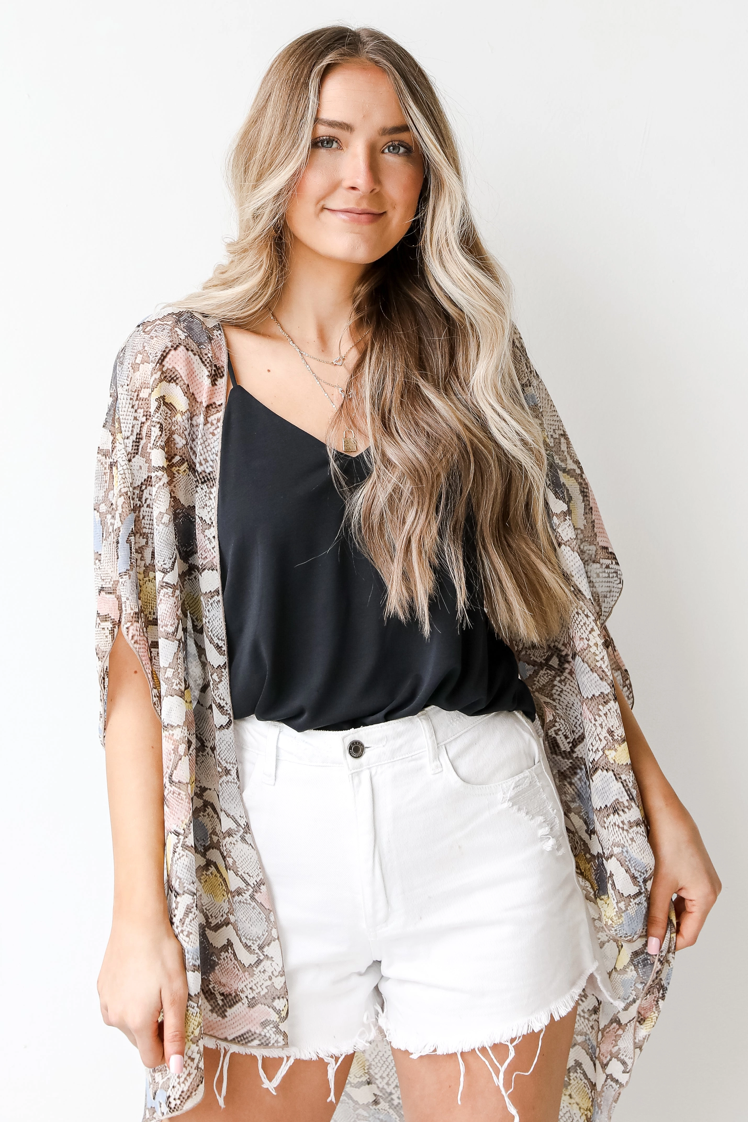 Feel The Breeze Snakeskin Kimono