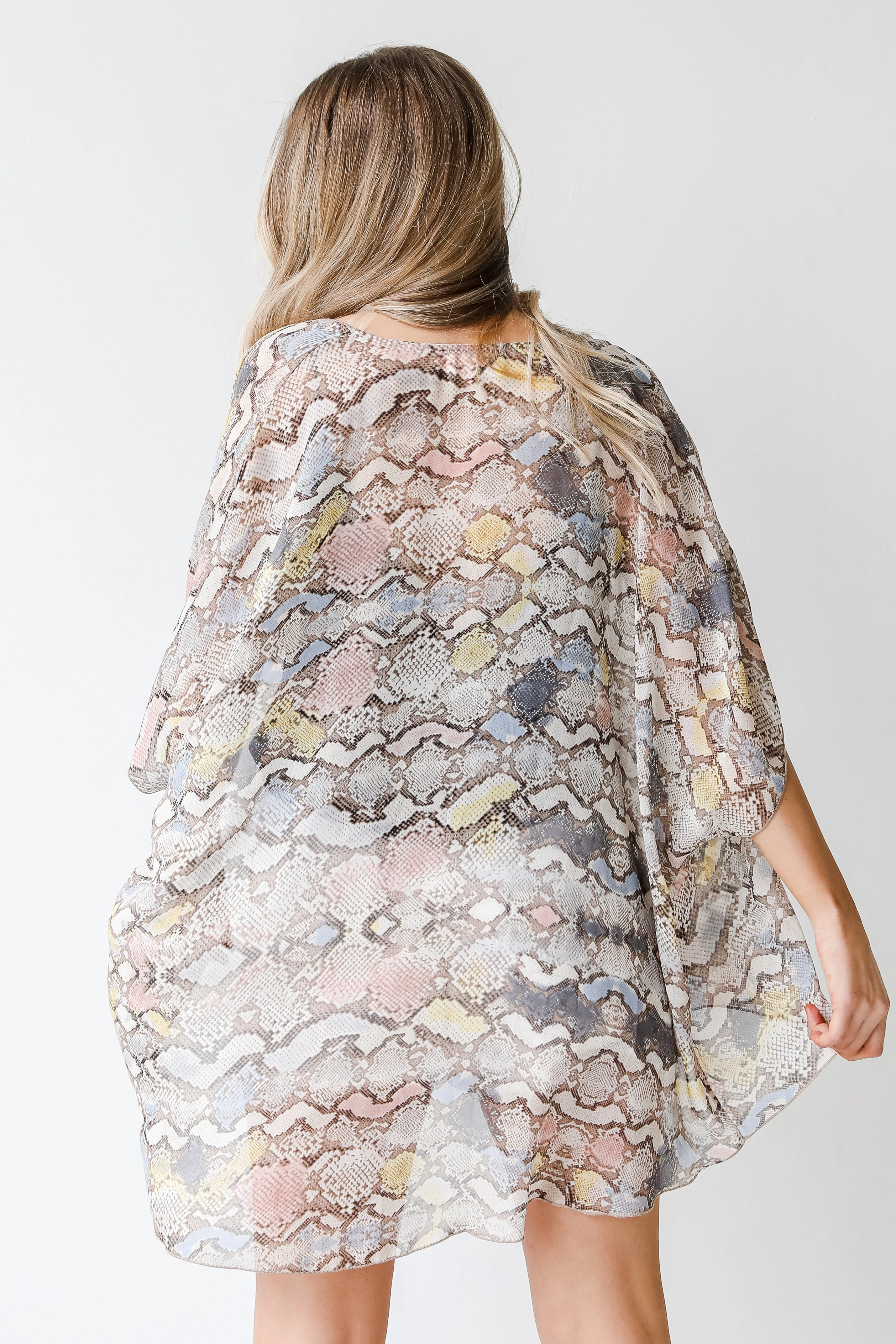 Feel The Breeze Snakeskin Kimono