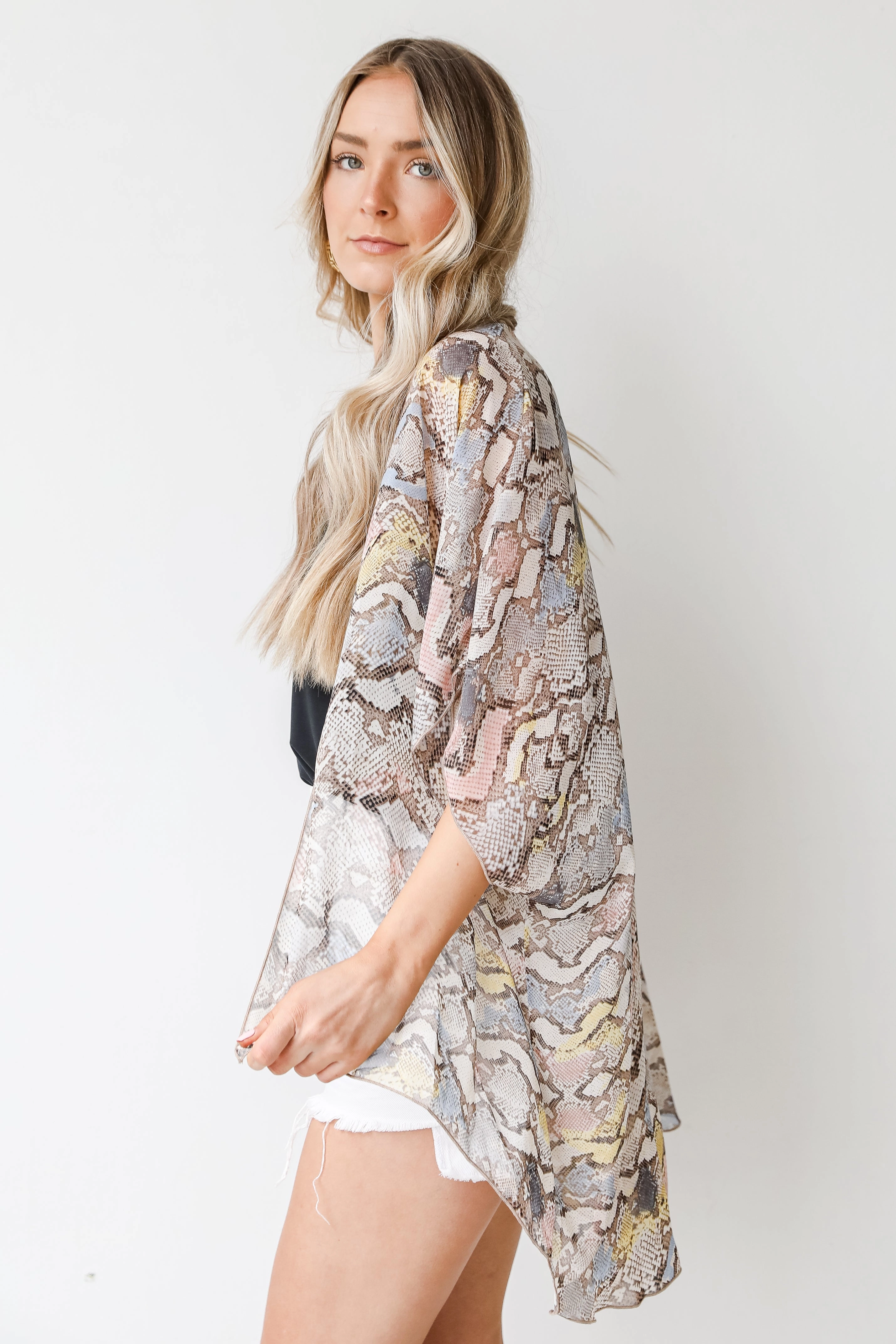 Feel The Breeze Snakeskin Kimono