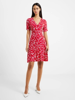 Floral V-Neck Flippy Dress