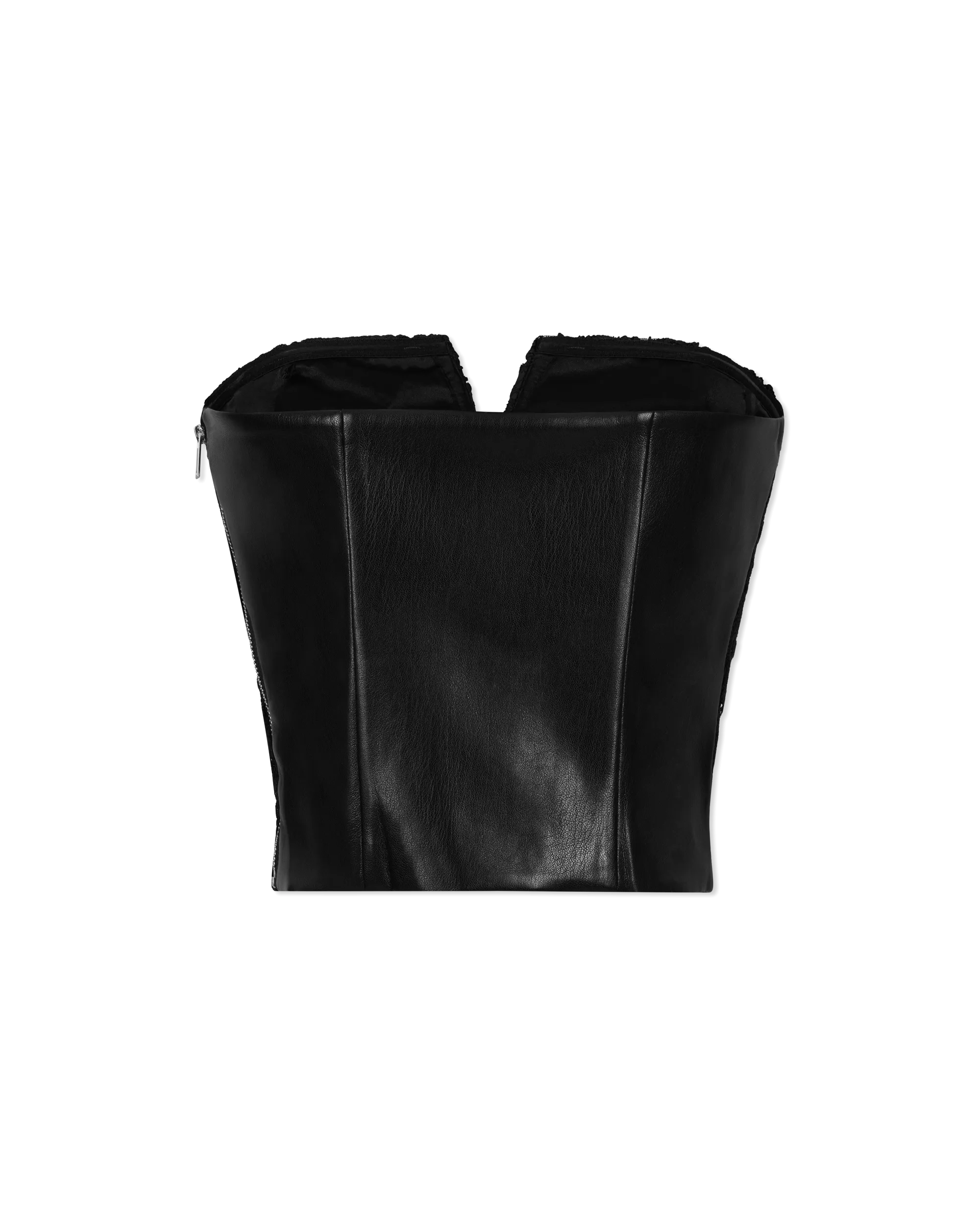Generation Love Rumi Vegan Leather Guipure Bustier Top