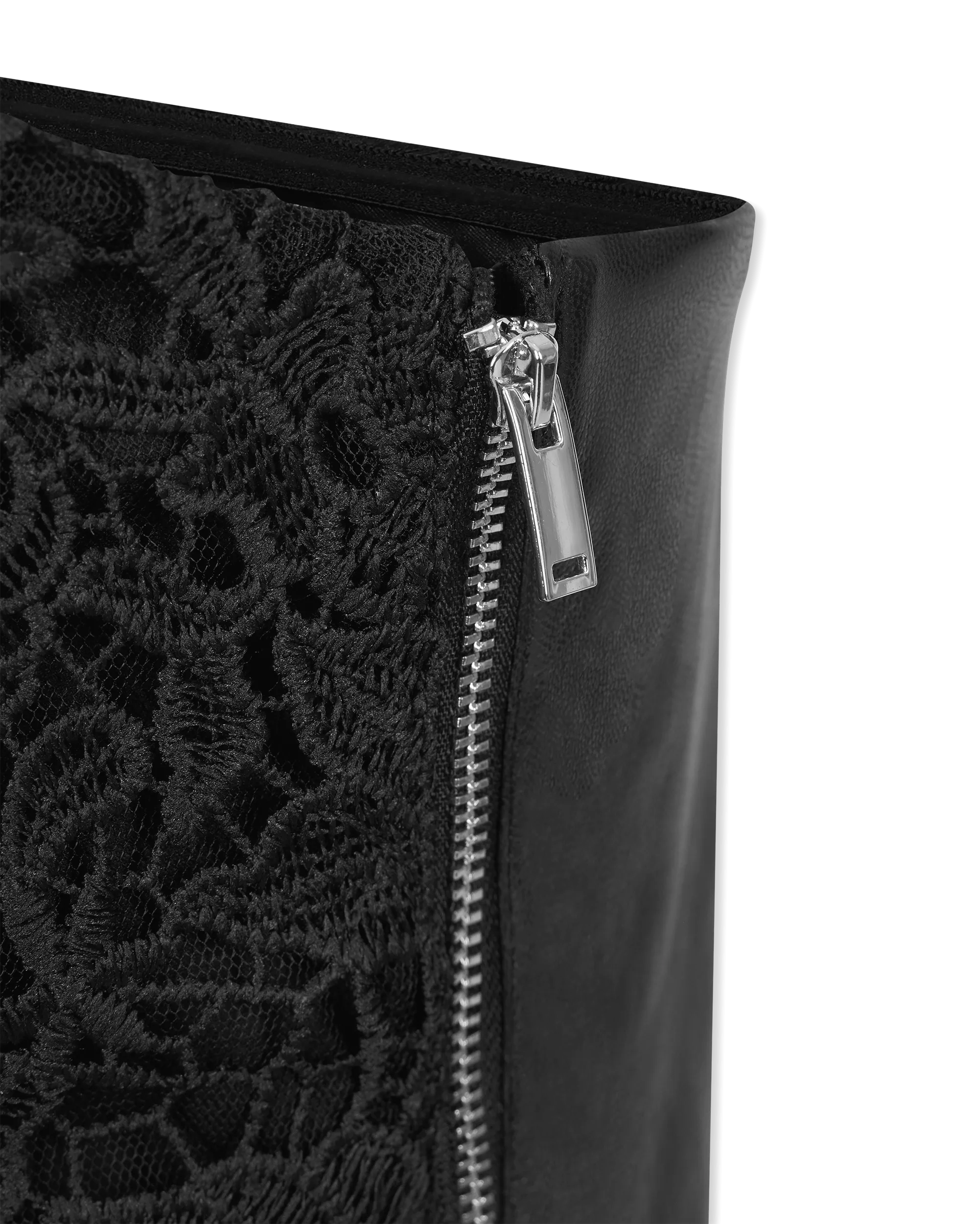 Generation Love Rumi Vegan Leather Guipure Bustier Top