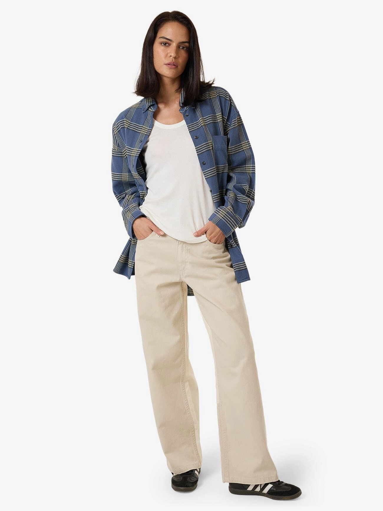 Heavy Times Flannel Shirt - Light Petrol