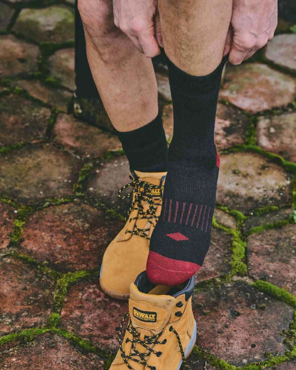 HJ Hall Brushed Thermal Workwear Sock Twin Pack
