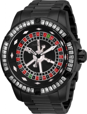 Invicta Men's Automatic Watch - Specialty Casino Black Steel Bracelet | 28715