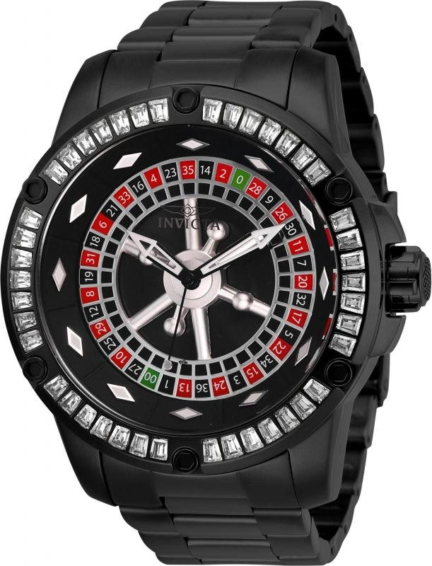 Invicta Men's Automatic Watch - Specialty Casino Black Steel Bracelet | 28715